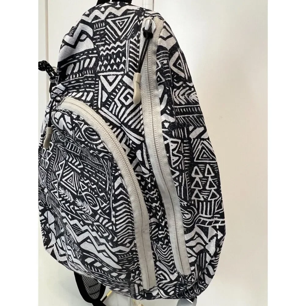 Eddie Bauer Ripstop 8L Sling Pack with a black and white tribal pattern